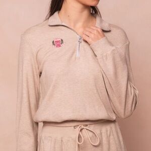 Ivy city half zip pullover sweatshirt